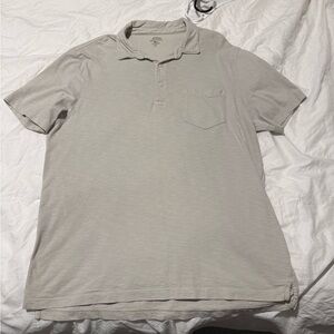 J. Crew Soft Gray Polo Shirt